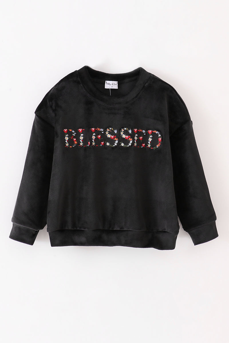 Blessed Velvet Sweatshirt