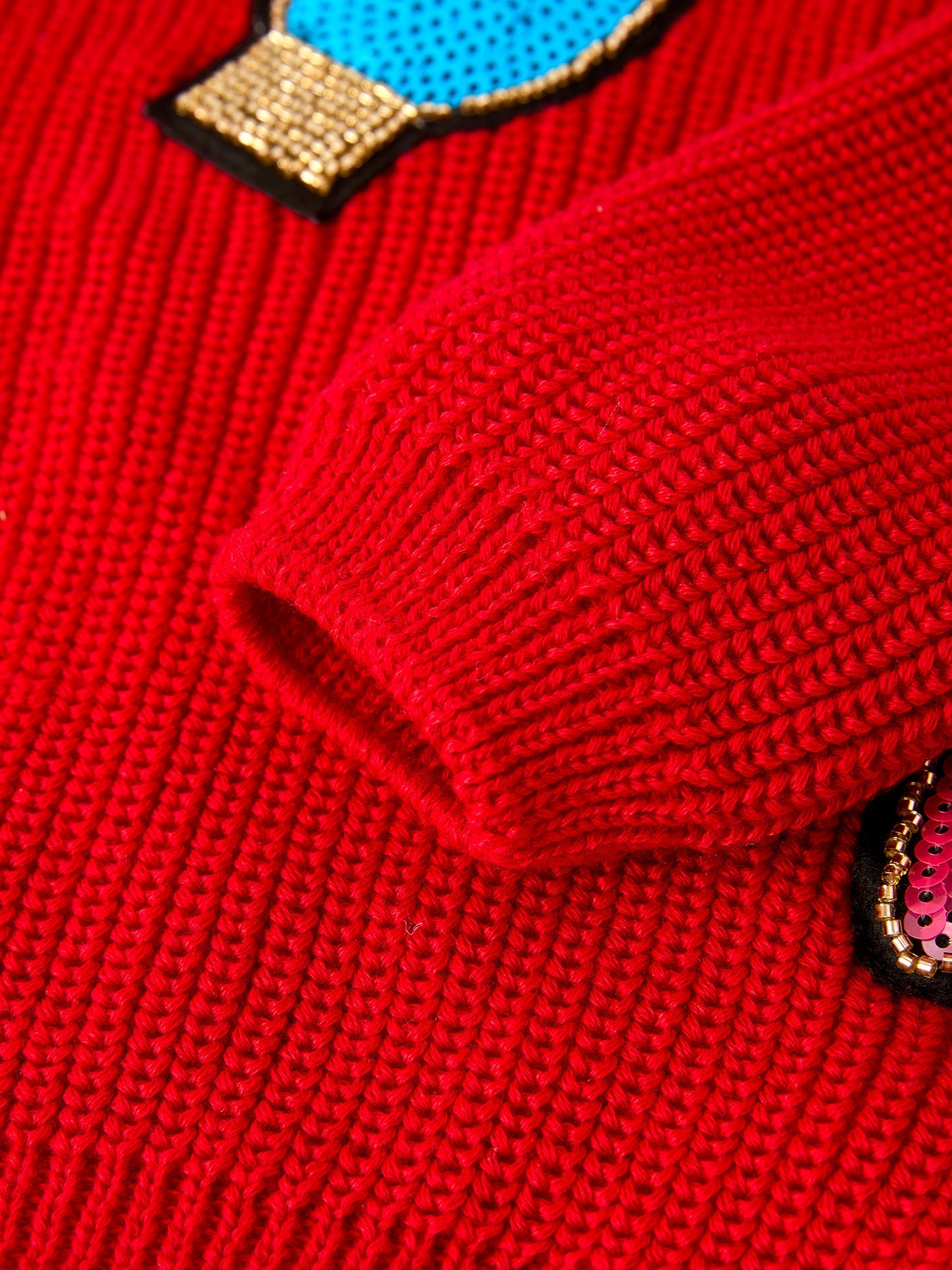 Winter Christmas Girls Sequins Pullover Sweater