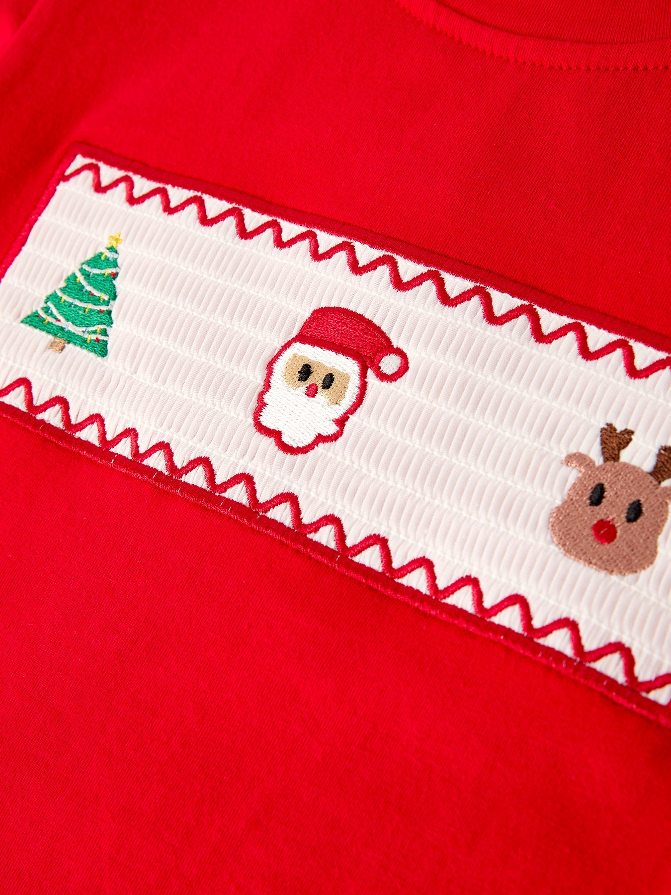 PREORDER Christmas Plaid Smocking Embroidered Boys Set