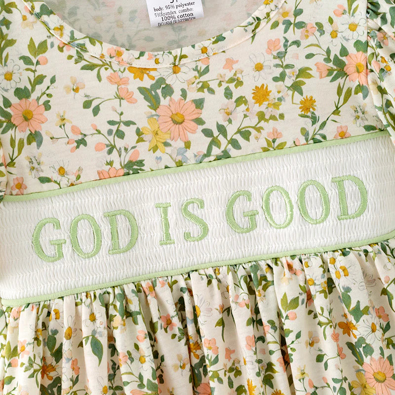 RTS Floral God is Good Pants Set