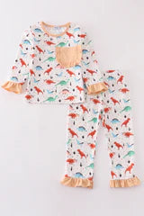Dinosaur Ruffle Pants