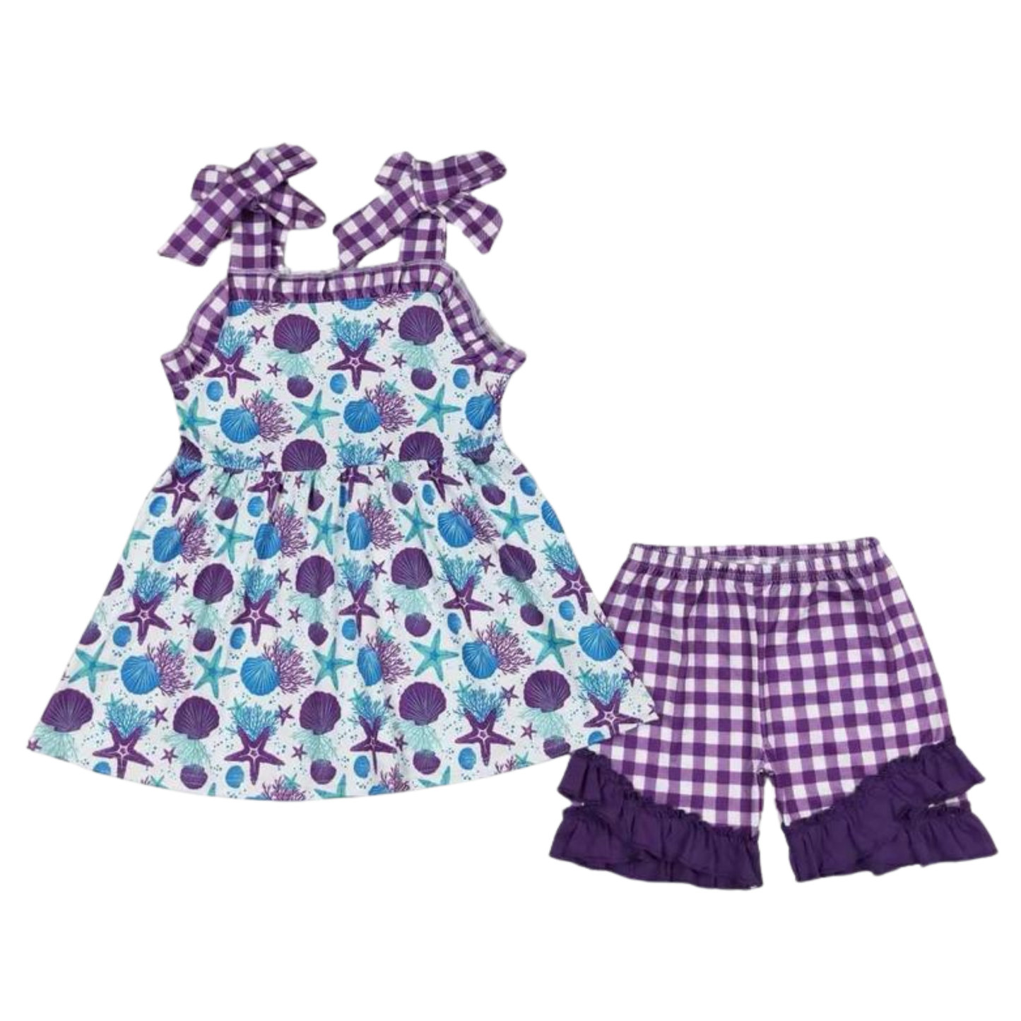 Purple Starfish Matching Sets