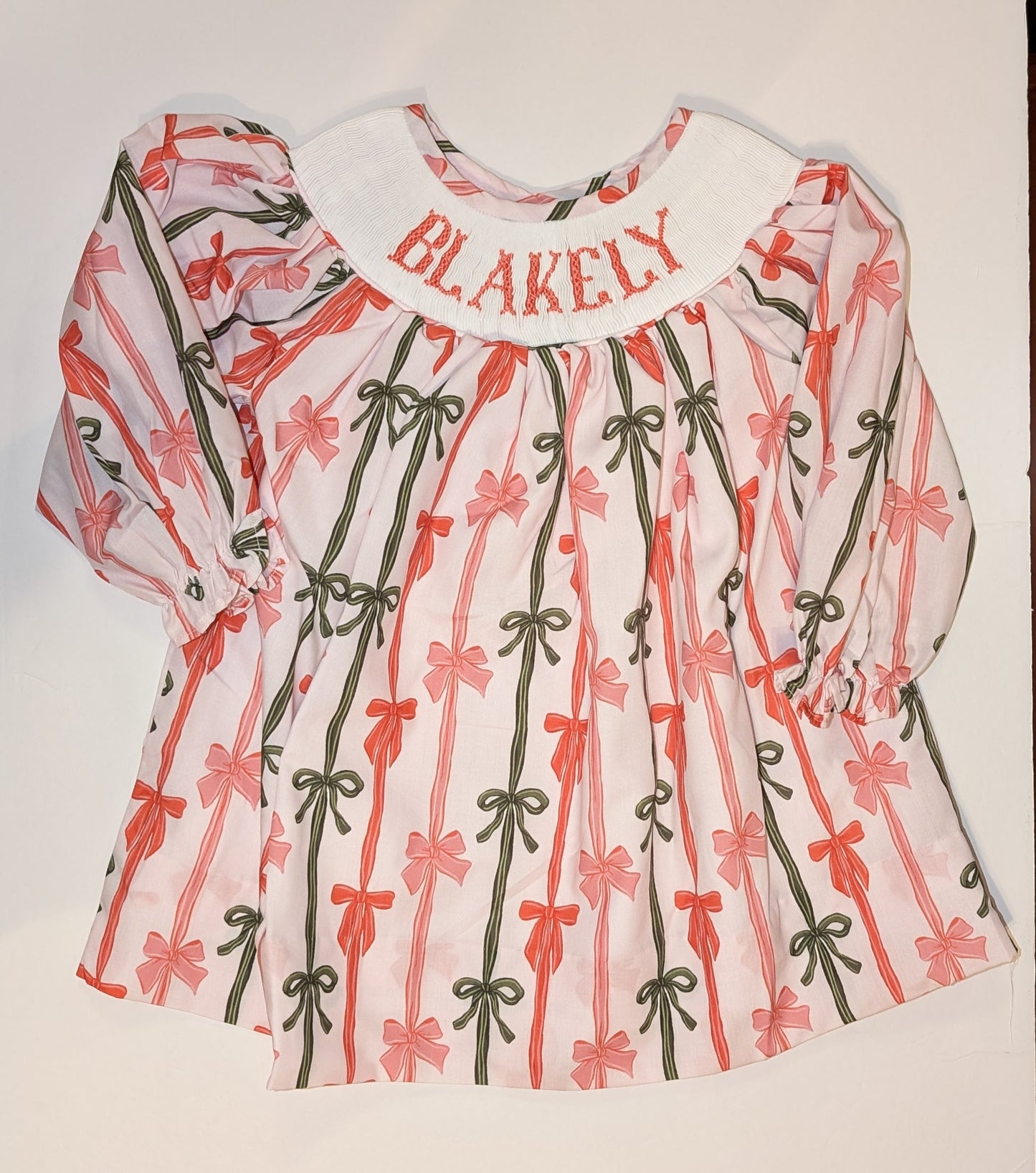 PREORDER Christmas Coquette Handsmocked Sets