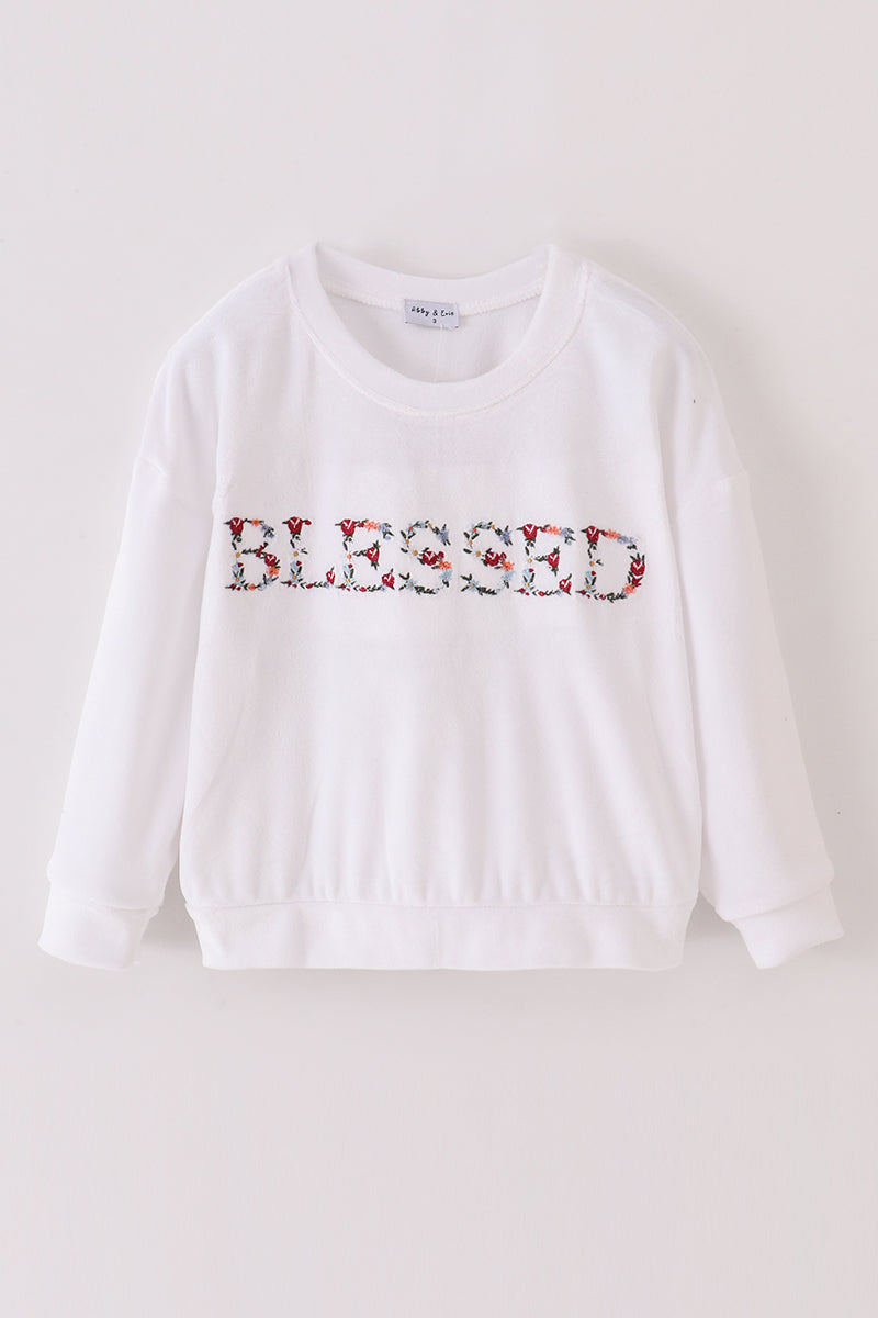 Blessed Velvet Sweatshirt