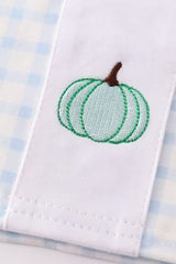 Blue Gingham Pumpkin Pants Set