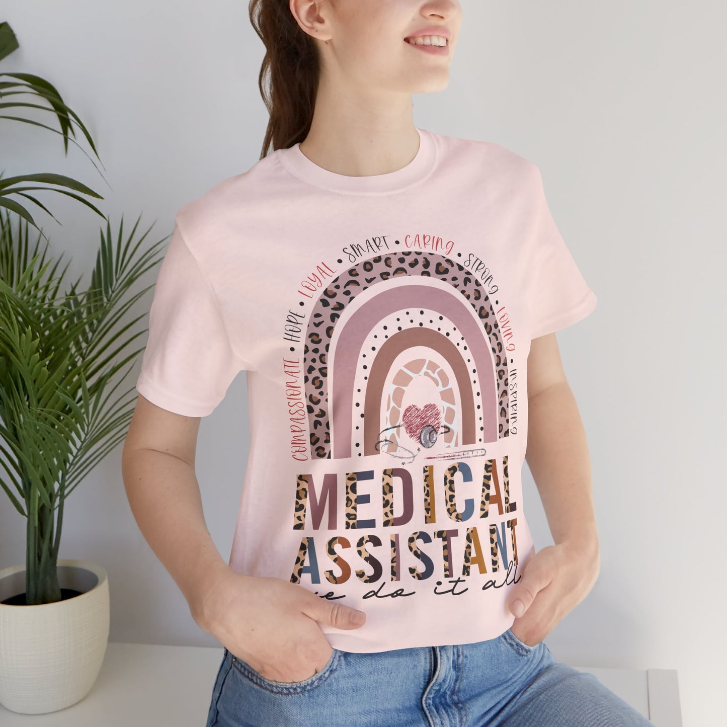 Medical Assistant Rainbow Graphic Tee - We Do It All