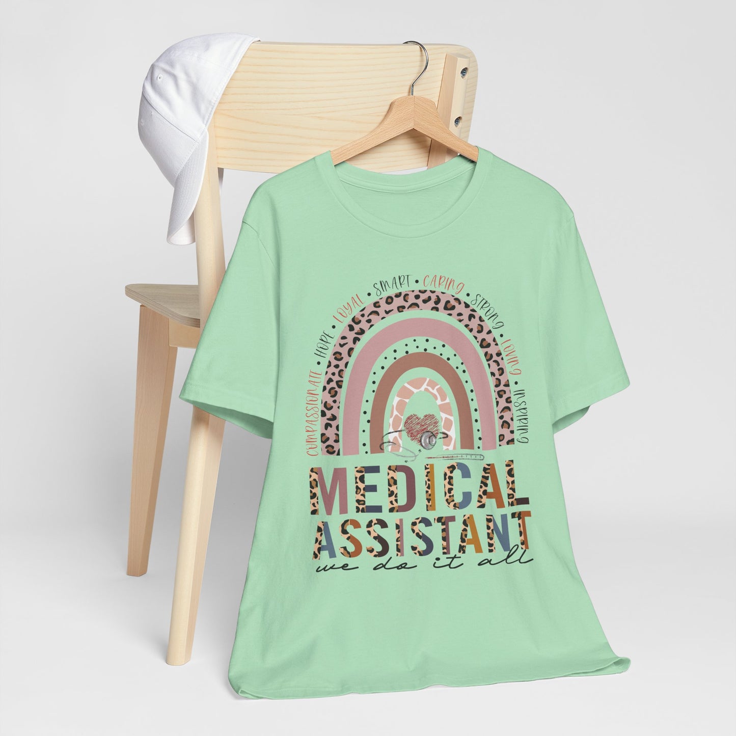 Medical Assistant Rainbow Graphic Tee - We Do It All