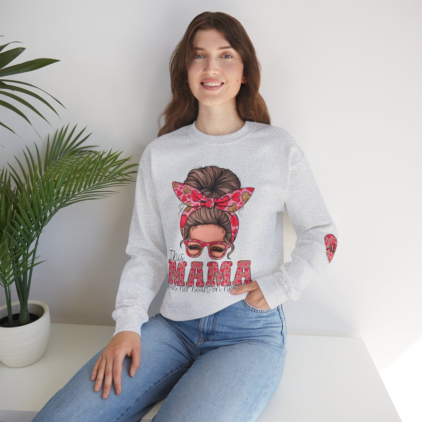 Floral Mama Sweatshirt - Cozy Unisex Crewneck for Mother's Day & Everyday Love