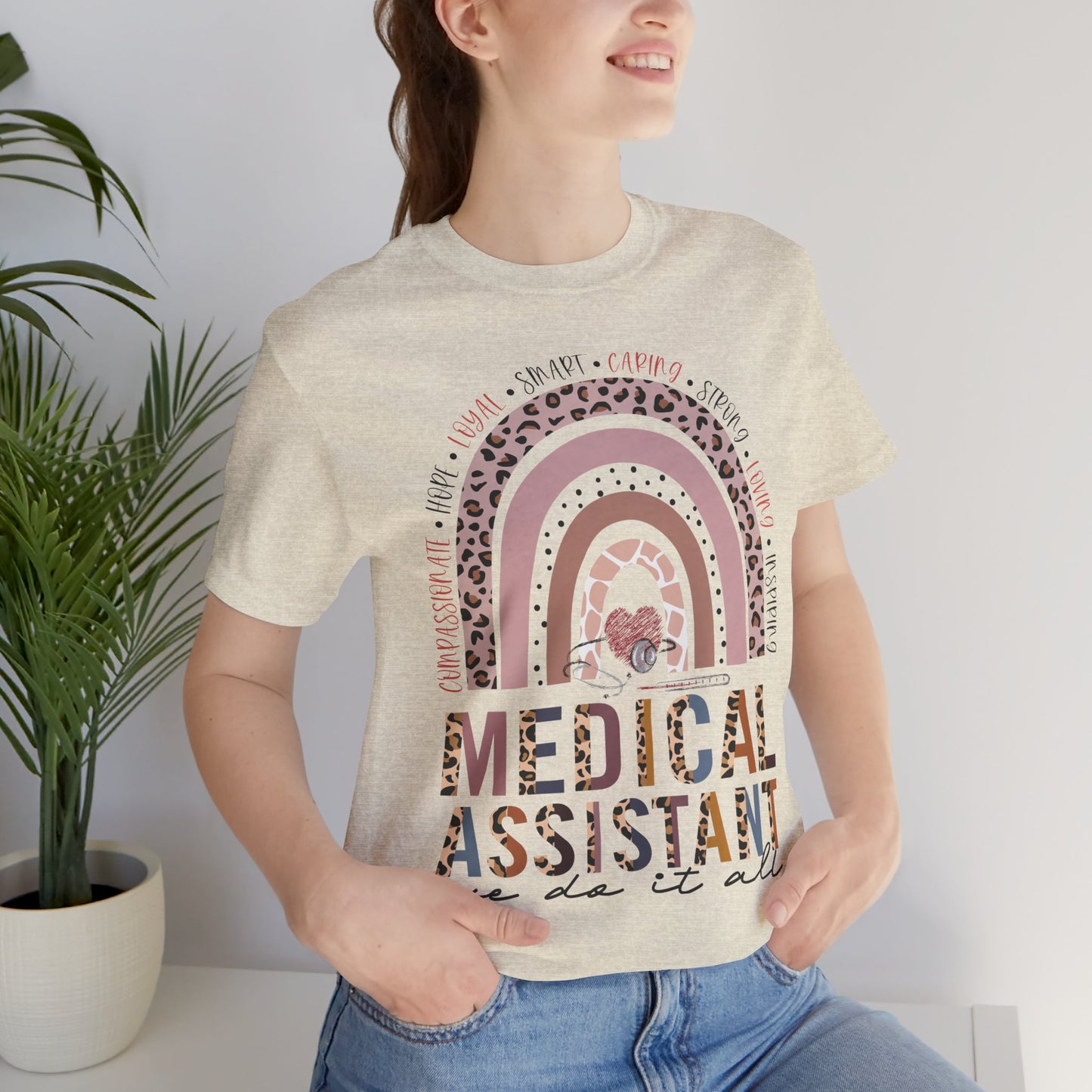 Medical Assistant Rainbow Graphic Tee - We Do It All