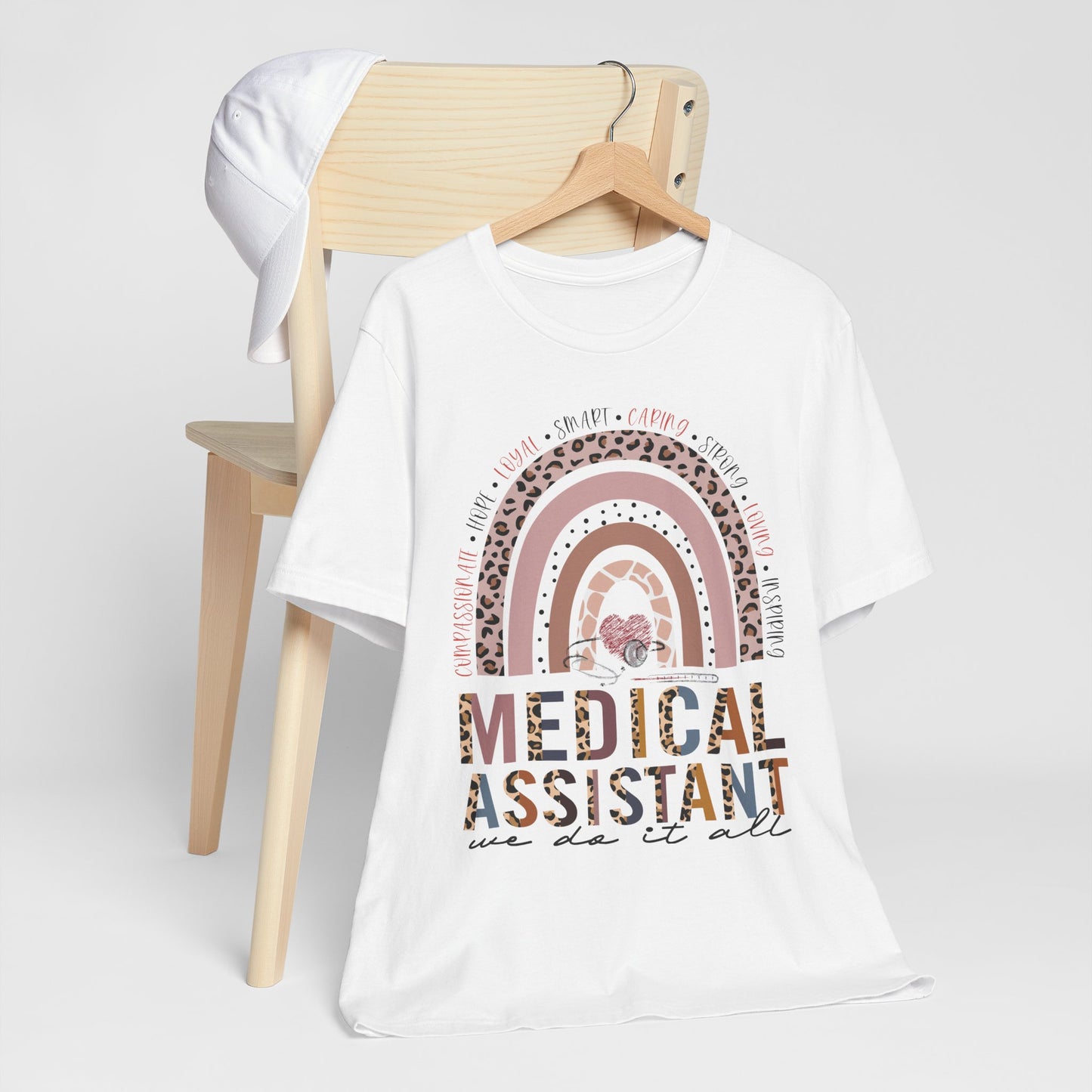Medical Assistant Rainbow Graphic Tee - We Do It All
