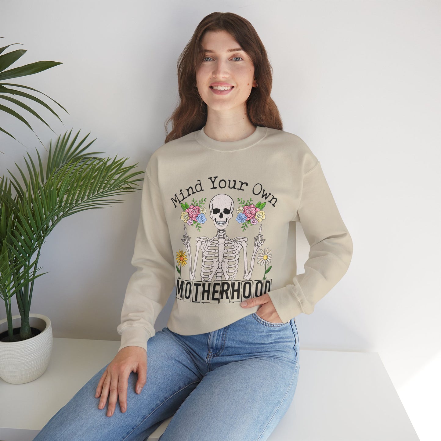 Mind Your Own Motherhood Sweatshirt | Unisex Heavy Blend Crewneck