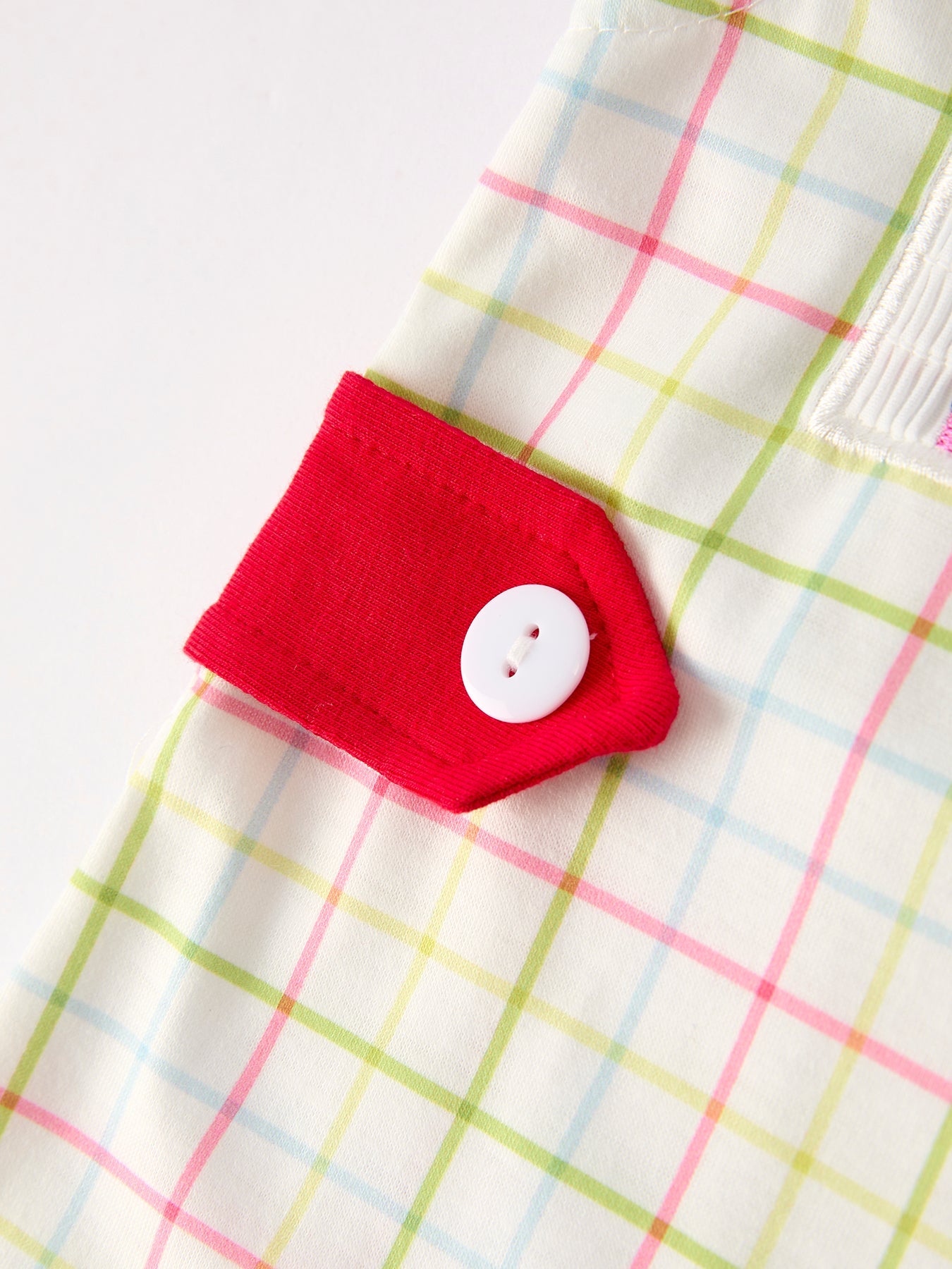 Back-To-School Smocking Embroidery Boys' Romper