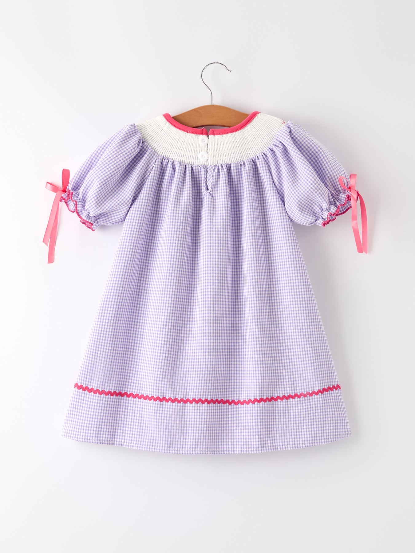 Autumn Spider Smock Embroidery Girls Dress