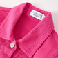 Hot Pink Fall Girls Denim Top