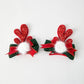 Christmas Elk Pom Pom Girls Hair Clip
