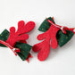 Christmas Elk Pom Pom Girls Hair Clip