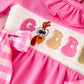 Fall Thanksgiving& Halloween "GOBBLE" Smock Embroidery Baby Girl Romper