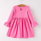 Fall Thanksgiving& Halloween "GOBBLE" Smock Embroidery Baby Girl Dress