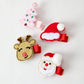 Winter Christmas Girls Hair Clips 1.8 Inch