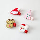 Winter Christmas Girls Hair Clips 1.8 Inch