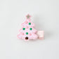 Winter Christmas Girls Hair Clips 1.8 Inch