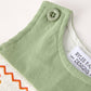 Fall Thanksgiving Chicken Smock Embroidered Green Boys Romper
