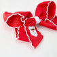 Winter Christmas Santa Hair Clip 4.3inch