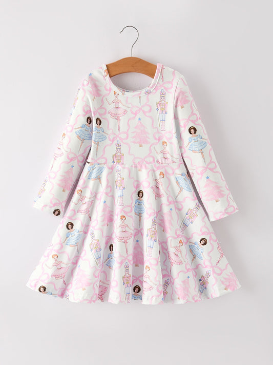 PREORDER Christmas Ballerina and Nutcracker Girls Dress
