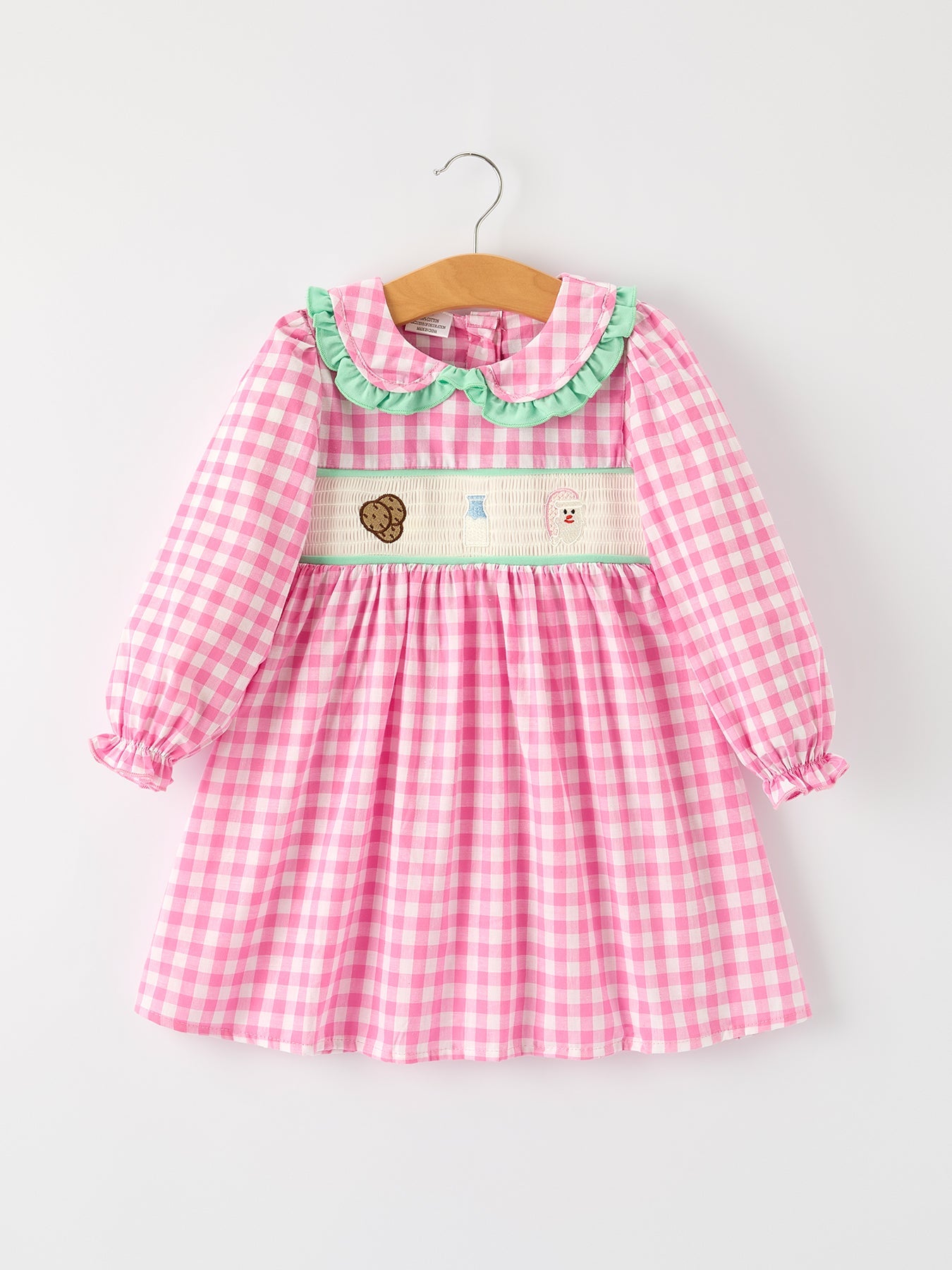 Christmas  Pink Plaid Dress: Cute and Fun Design