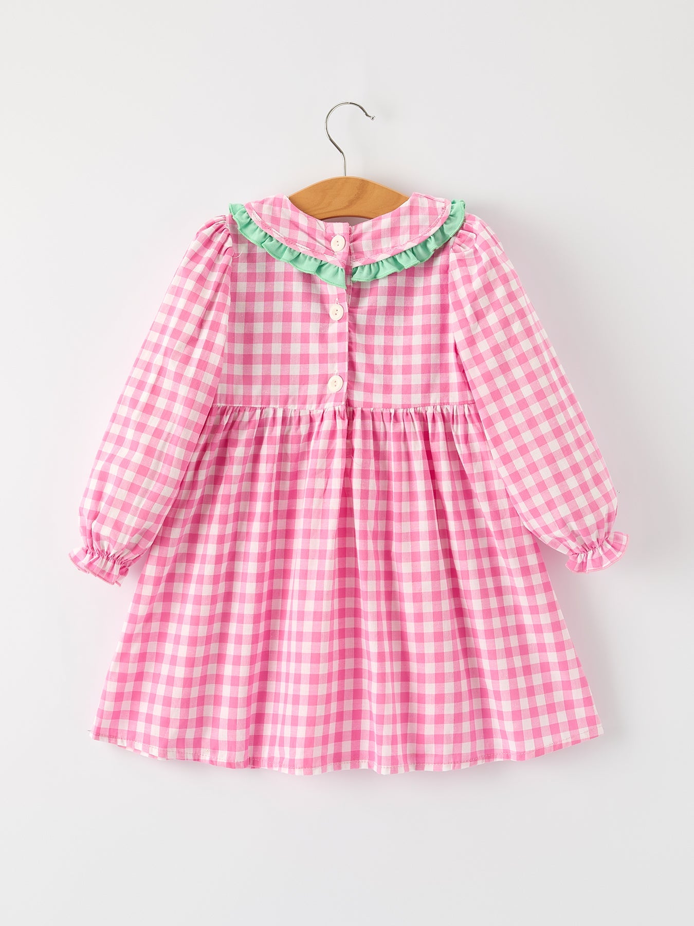 Christmas  Pink Plaid Dress: Cute and Fun Design