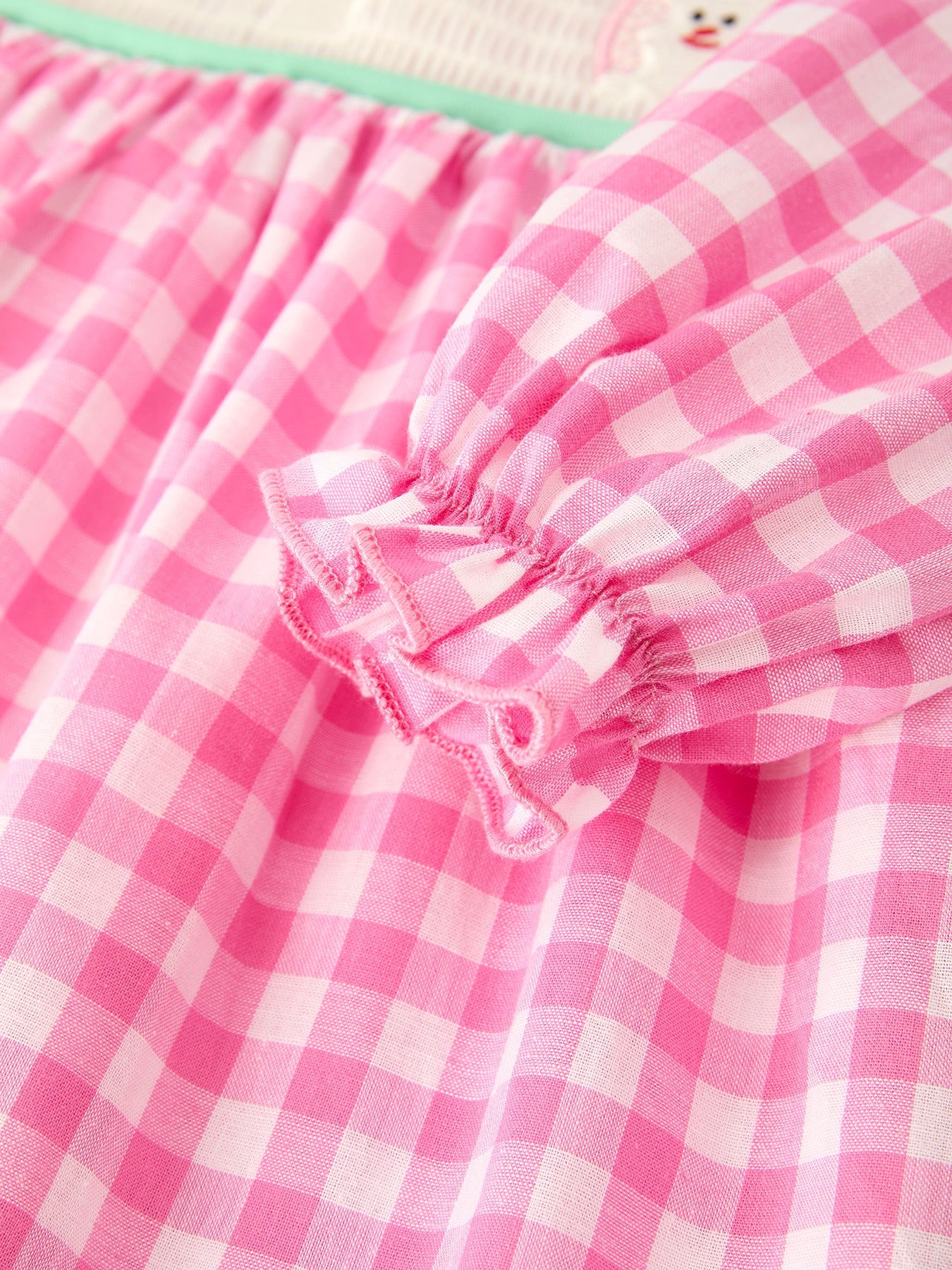 Christmas  Pink Plaid Dress: Cute and Fun Design