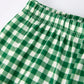 Christmas Tree Dog Smocking Embroidered  Plaid Boys Set