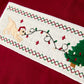 Christmas Tree Dog Smocking Embroidered  Plaid Boys Set