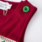 Christmas Tree Dog Smocking Embroidered Baby Boys Romper