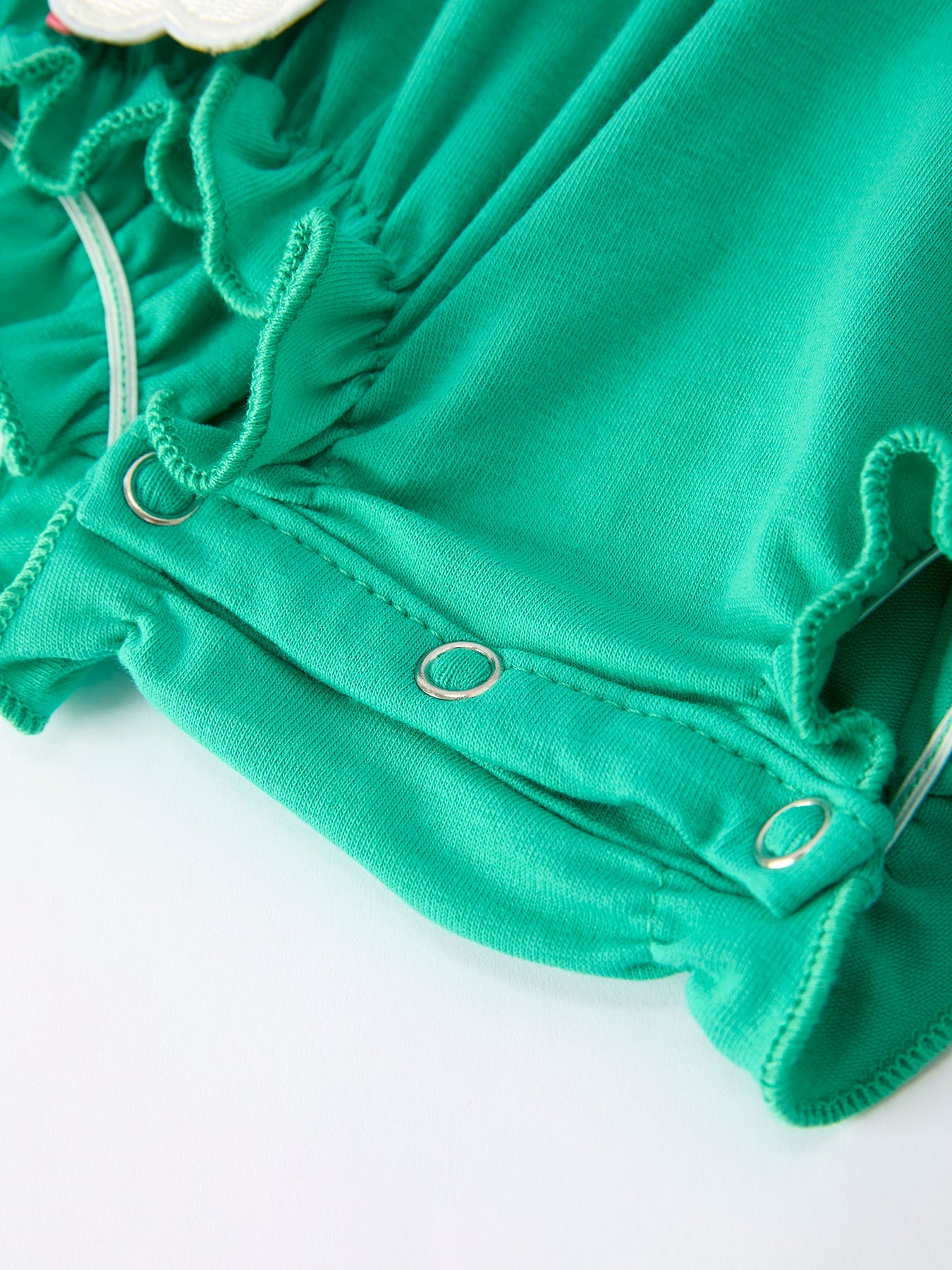 Christmas Cute Santa Applique Red Plaid Bow Baby Girls Romper