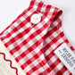 Christmas Smocking Embroidered Christmas Tree Plaid Plaid Baby Boy Romper