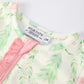 Christmas Tree Wreath Print Long Sleeve Zip Baby Girls Romper