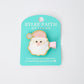 Christmas Pink Santa Girls 2-inch Hair Clip– Pink Girls' Hair Accessory