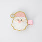 Christmas Pink Santa Girls 2-inch Hair Clip– Pink Girls' Hair Accessory