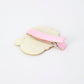 Christmas Pink Santa Girls 2-inch Hair Clip– Pink Girls' Hair Accessory