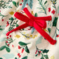 Toddler Girls Christmas Dress – Holiday Floral Print Outfit with Pockets