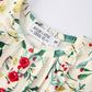 Baby Girls Christmas Romper – Holiday Bow Long Sleeve Outfit