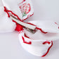 Strawberry Embroidered Girls Hairpin 4 Inches