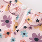 Halloween Thanksgiving Pumpkin Floral Bow Bloomer Set