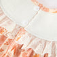 Thanksgiving Turkey Floral Lace Ruffle Girls Dress