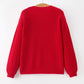 Mom and Me Winter Christmas Red "merry" Pullover Sweater