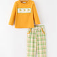 Thanksgiving Turkey Smocked Boys Pant Set