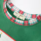 Christmas Tree Plaid Boys Set Long Sleeve Top Pants