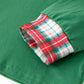 Christmas Tree Plaid Boys Set Long Sleeve Top Pants