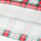 Christmas Tree Plaid Girls Dress Petals Collar Ruffle